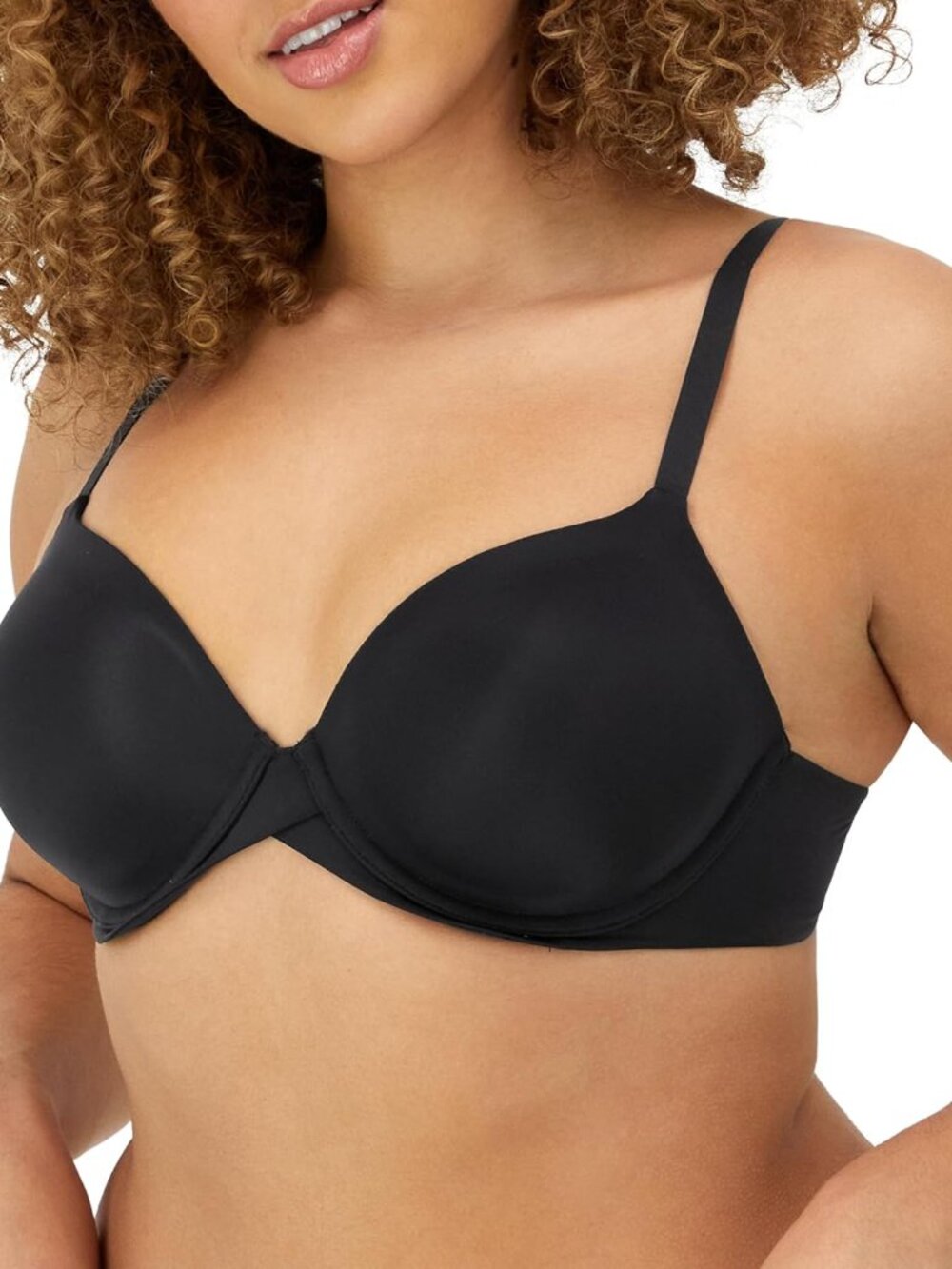 Women's Demi Underwire Bra, One Fab Fit Lightly Padded Bras for Women, Convertib